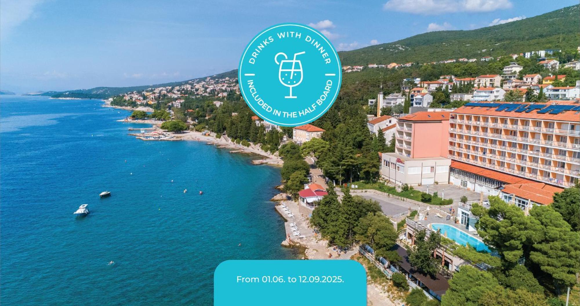 Mediteran Maradiso Hotel By Aminess Crikvenica Εξωτερικό φωτογραφία